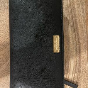 Kate spade large bifold wallet black